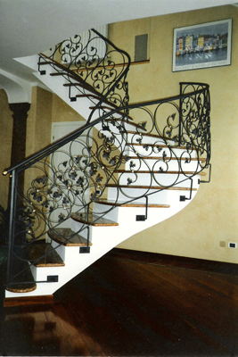 Rampe, escalier, en, fer forg&eacute;, ferronnerie, d&rsquo;art, rampe escalier pas cher,  